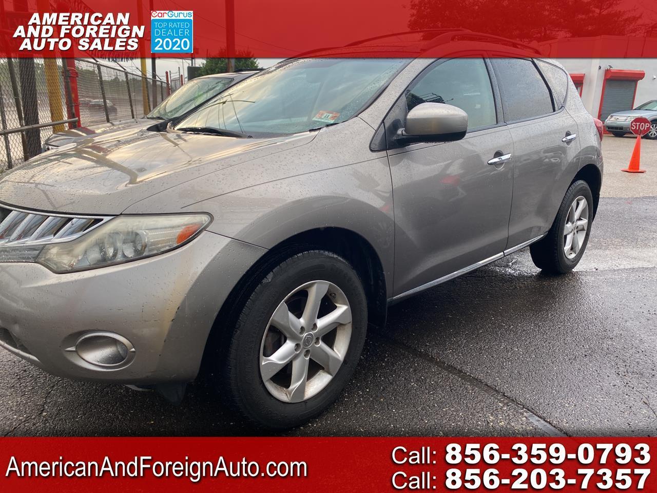 Used 2010 Nissan Murano AWD 4dr SL for Sale in Delran NJ 08075 American