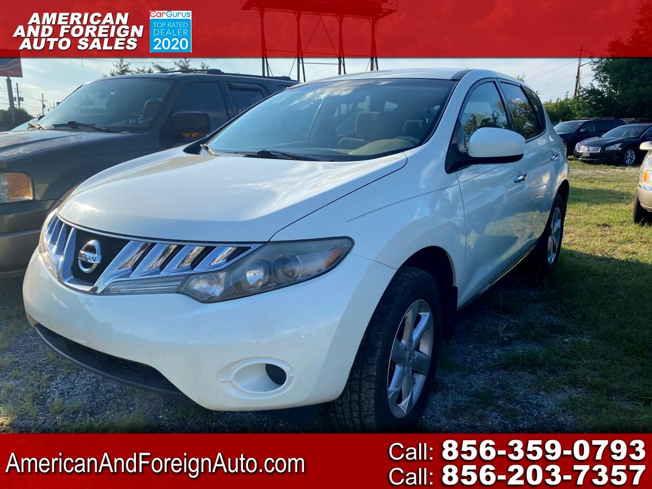 Nissan Murano AWD 4dr S 2009