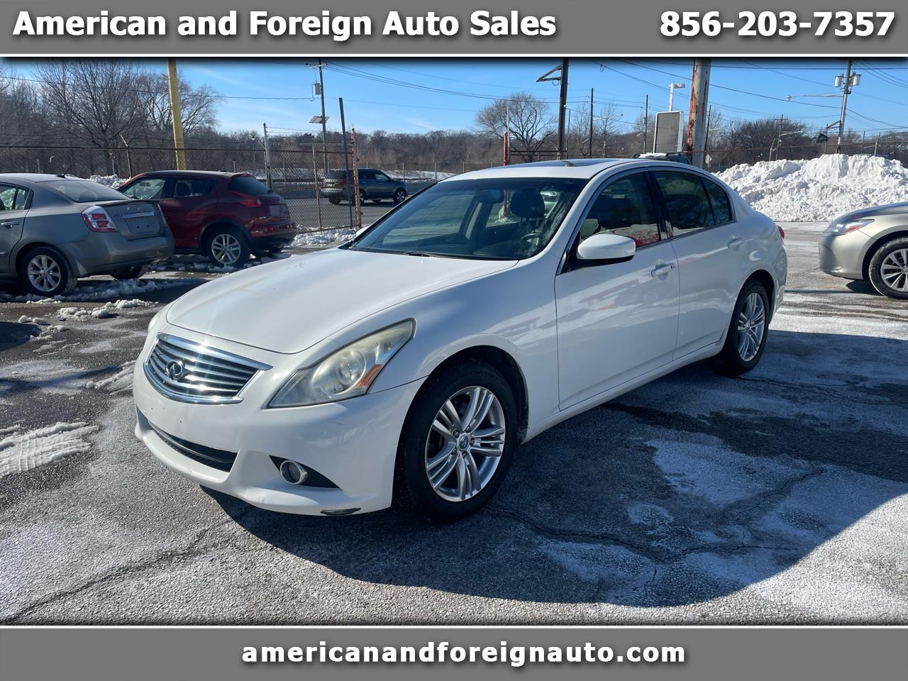Infiniti G37 Sedan 4dr x AWD 2012