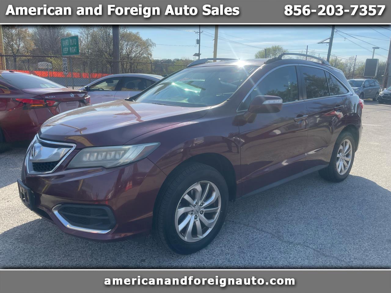 2016 Acura RDX AWD 4dr Tech/AcuraWatch Plus Pkg