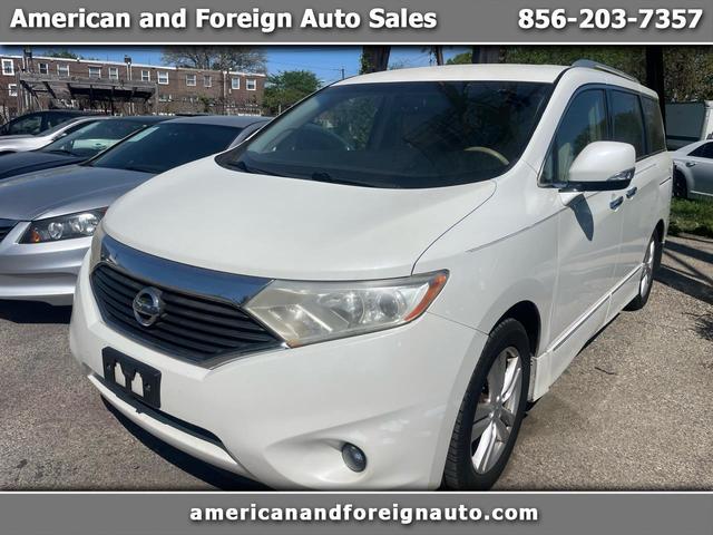 White 2011 Nissan Quest 3.5 SL Minivan Front-Wheel Drive Automatic