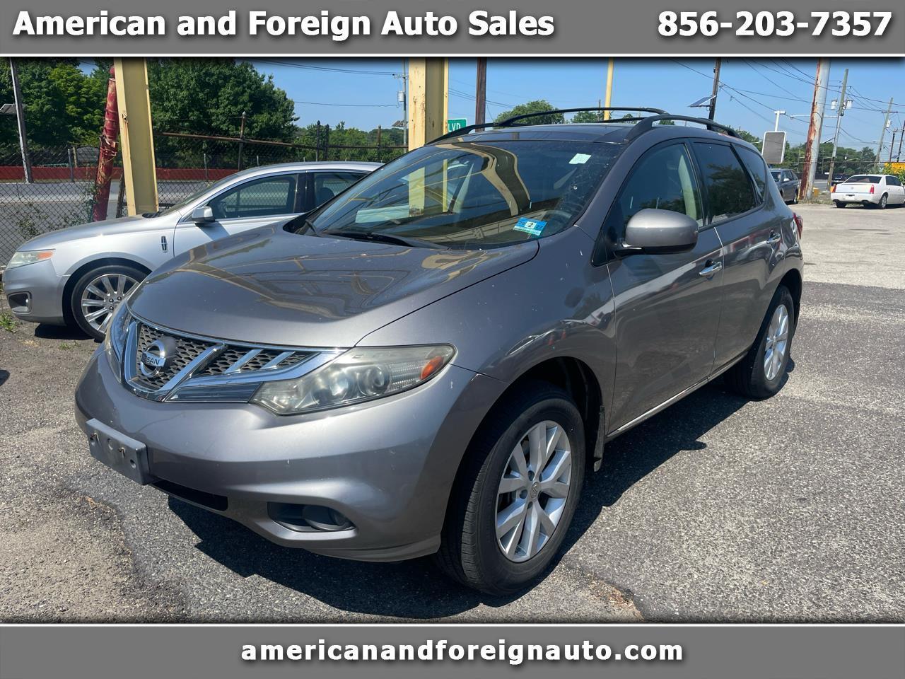 Nissan Murano AWD 4dr SL 2012