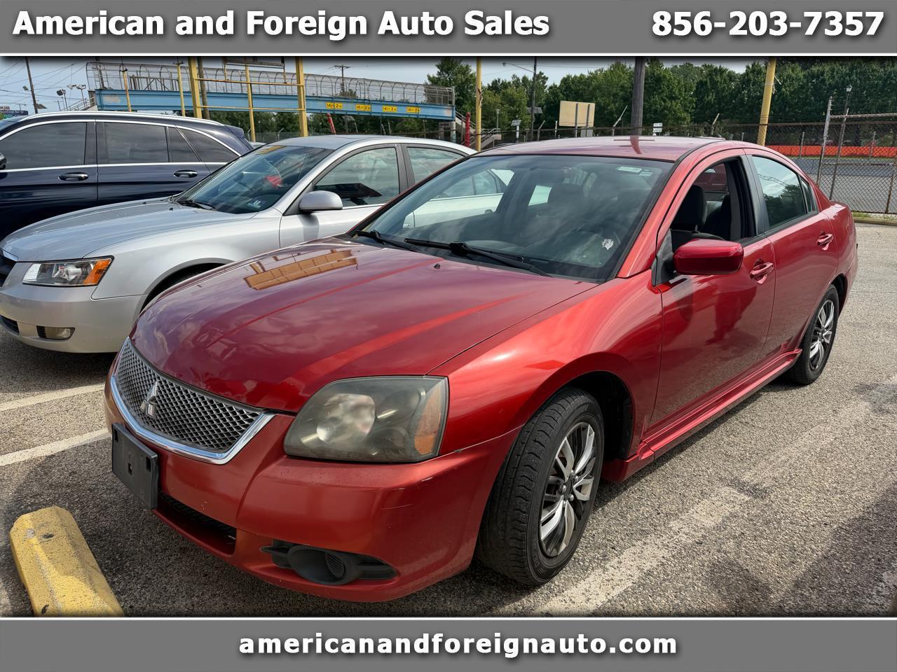 Red (Copper) 2010 Mitsubishi Galant Sedan Front-Wheel Drive Automatic