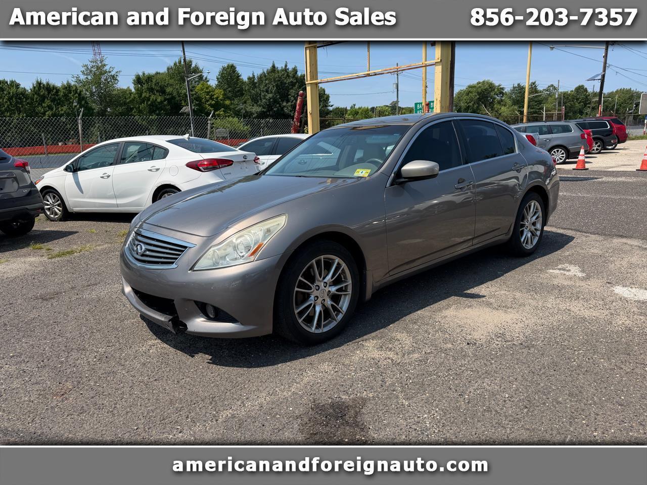 Infiniti G37 Sedan 4dr x AWD 2011