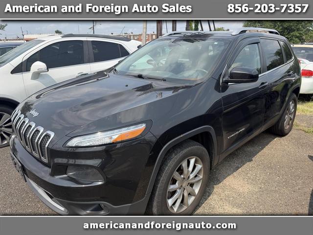 Black 2014 Jeep Cherokee SUV / Crossover Four-Wheel Drive Automatic