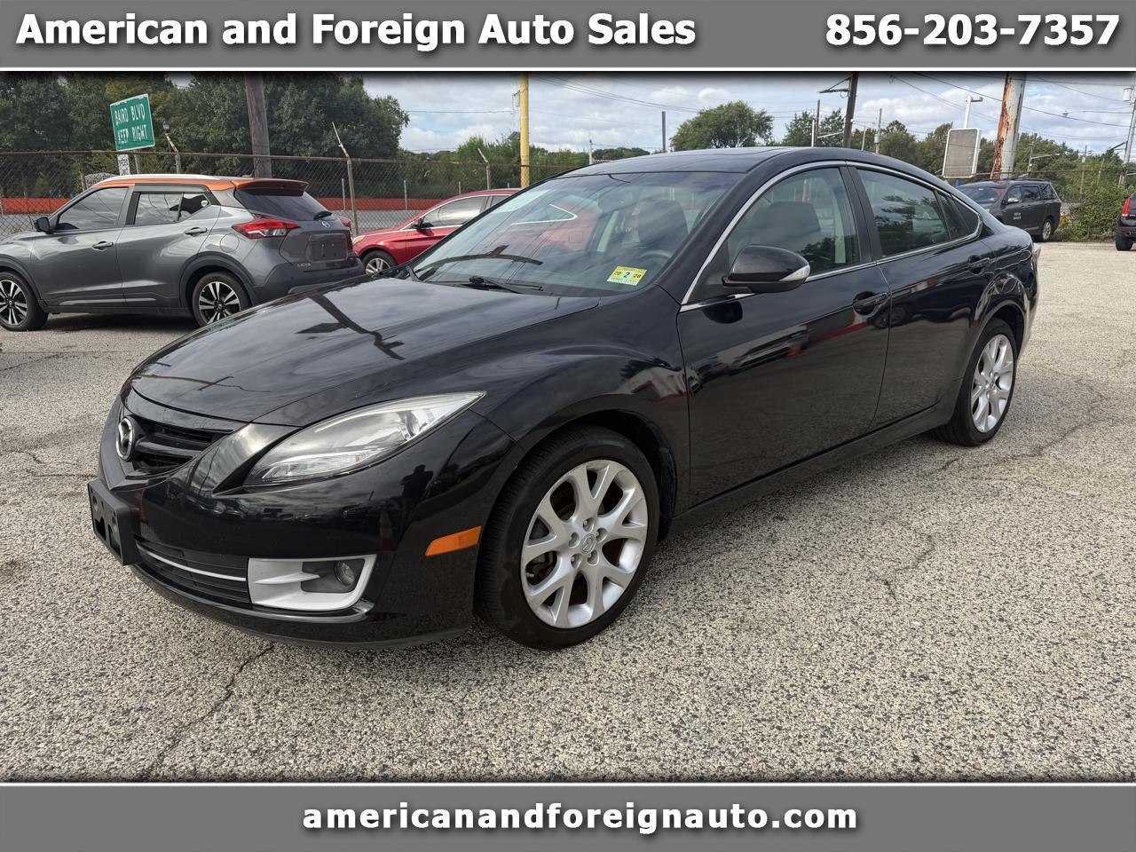 Black 2011 Mazda MAZDA6 Sedan Front-Wheel Drive Automatic