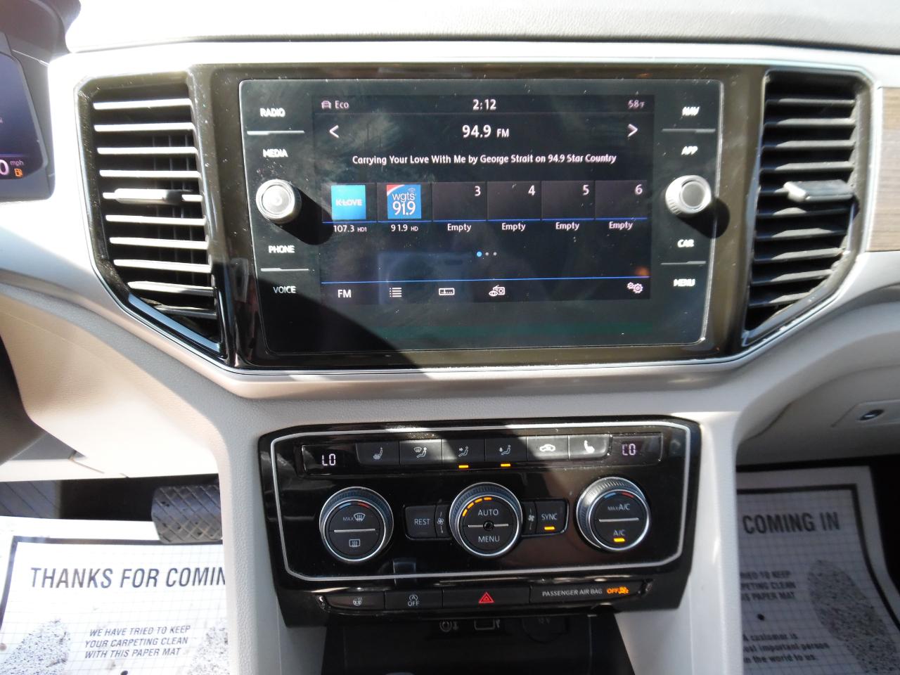 Volkswagen Atlas 3.6L V6 SEL 4MOTION 2019