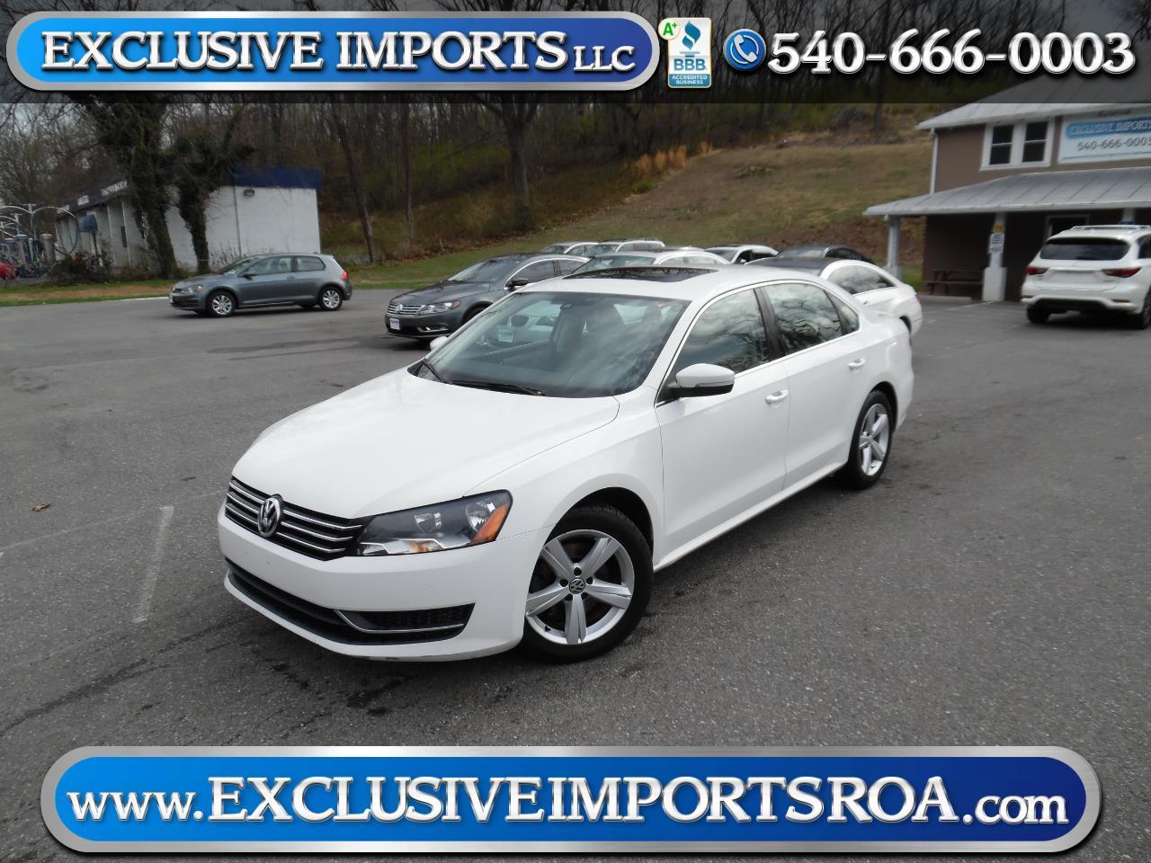 Volkswagen Passat 4dr Sdn 2.5L Auto SE 2013
