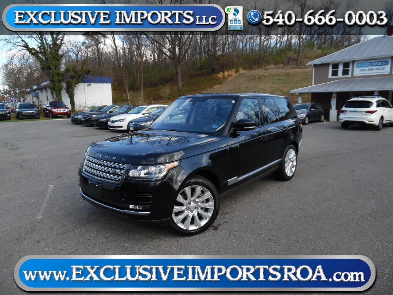 2016 Land Rover Range Rover 4WD 4dr Supercharged
