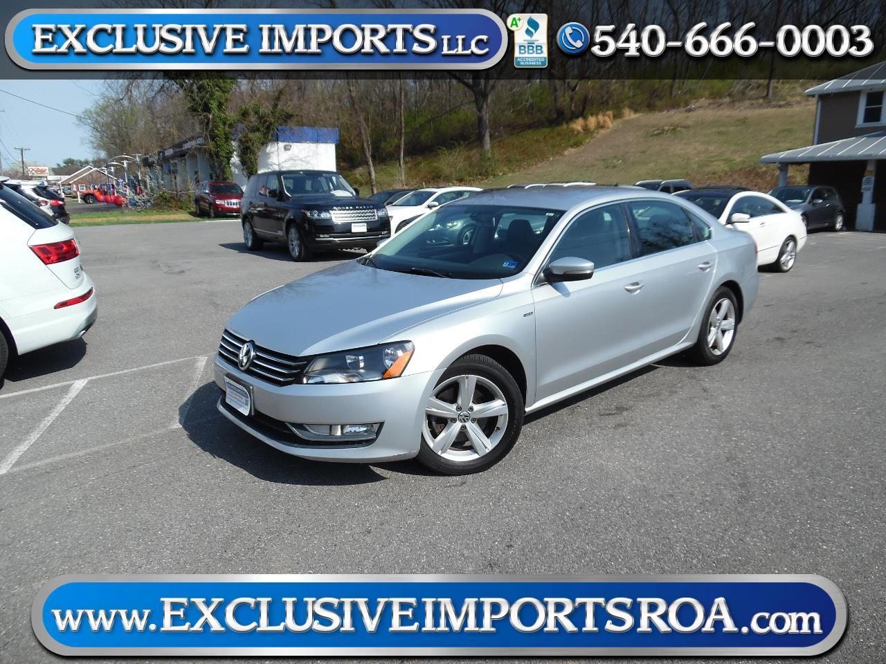 2015 Volkswagen Passat 4dr Sdn 1.8T Auto S PZEV