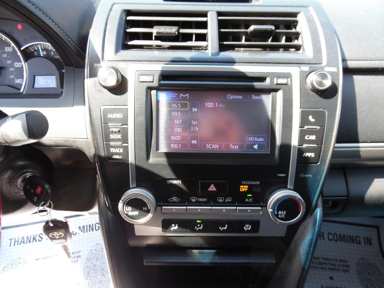 Toyota Camry 4dr Sdn I4 Auto SE Sport Limited Edition (Natl) 2012