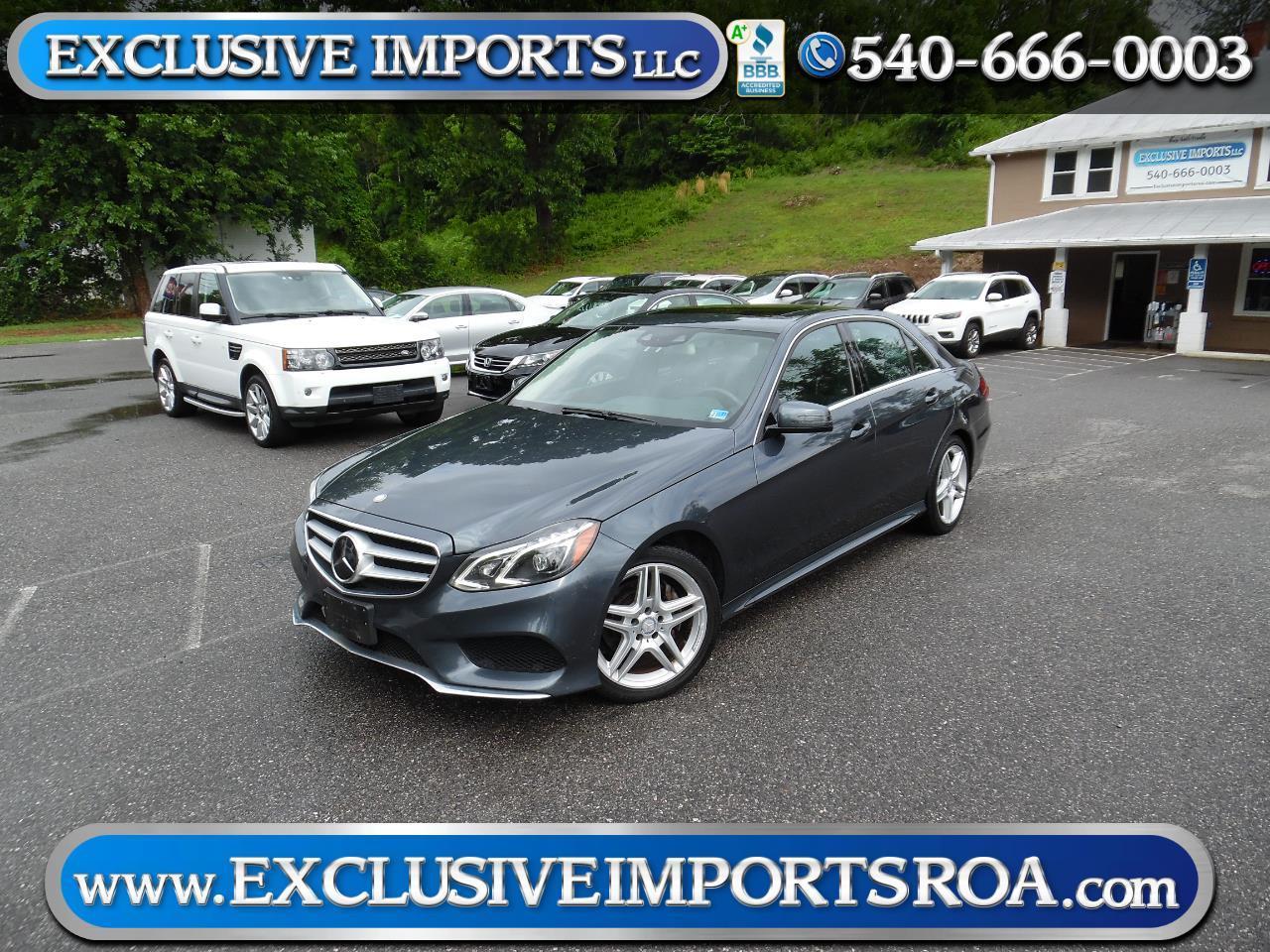 2014 Mercedes-Benz E-Class 4dr Sdn E 350 Sport 4MATIC