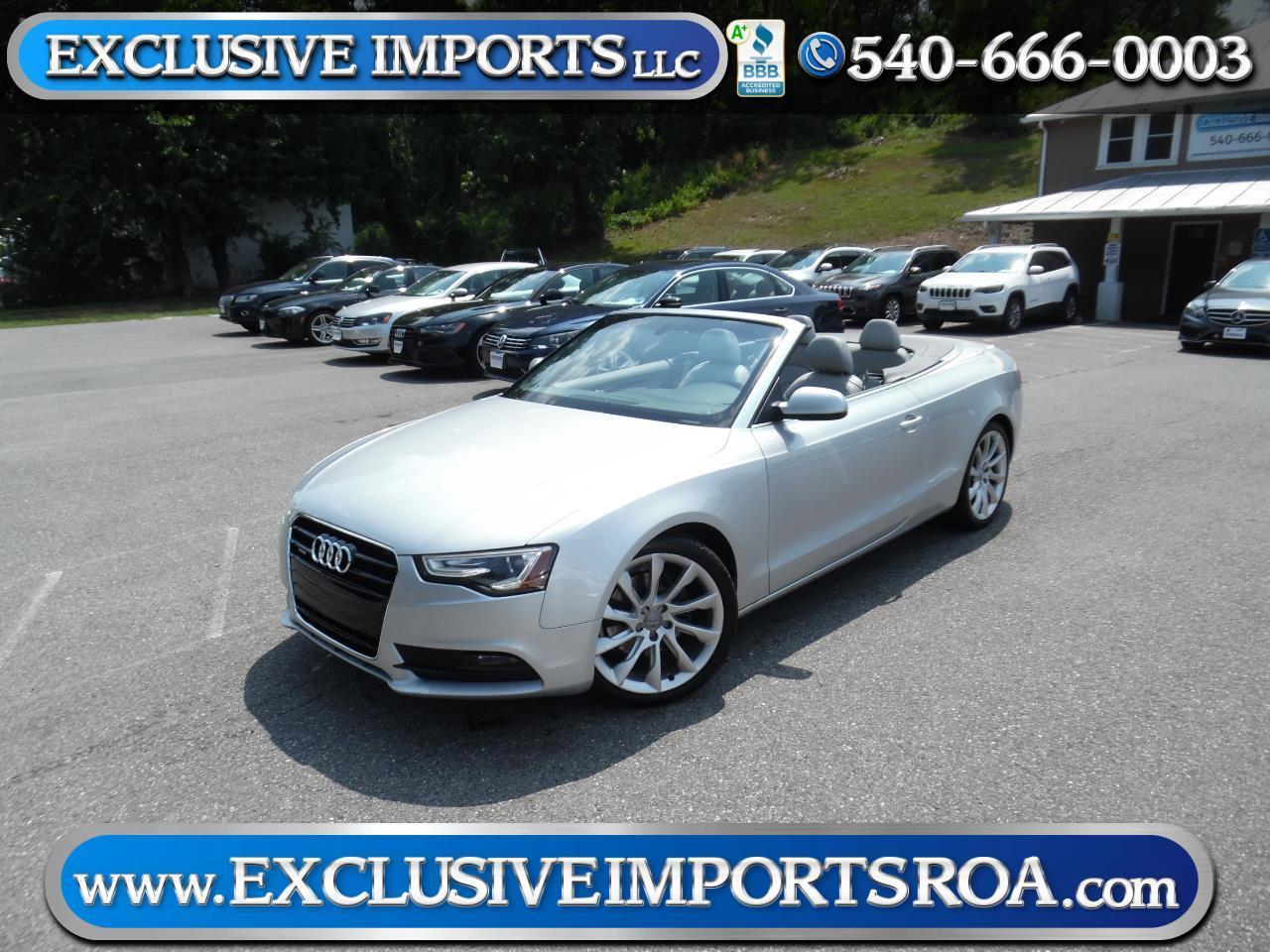 2014 Audi A5 2dr Cabriolet Auto quattro 2.0T Premium Plus