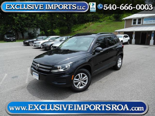 Black 2016 Volkswagen Tiguan SUV / Crossover Front-Wheel Drive Automatic
