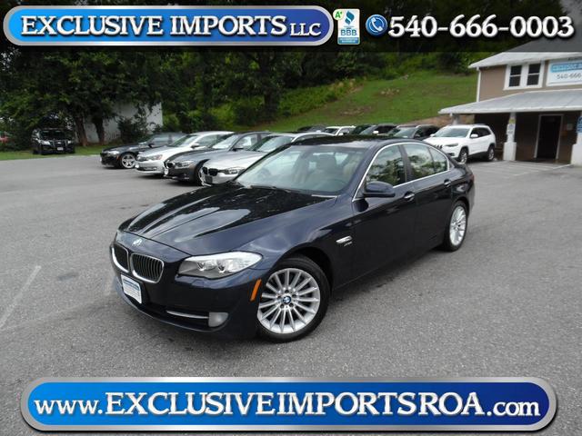 Blue 2012 BMW 5 Series Sedan All-Wheel Drive Automatic