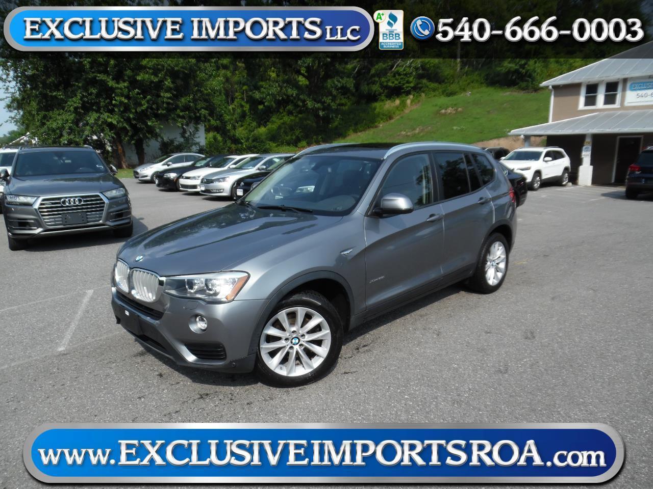 2016 BMW X3 AWD 4dr xDrive28i