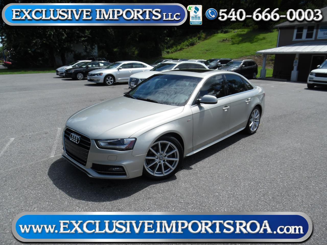 2014 Audi A4 4dr Sdn Auto quattro 2.0T Premium Plus