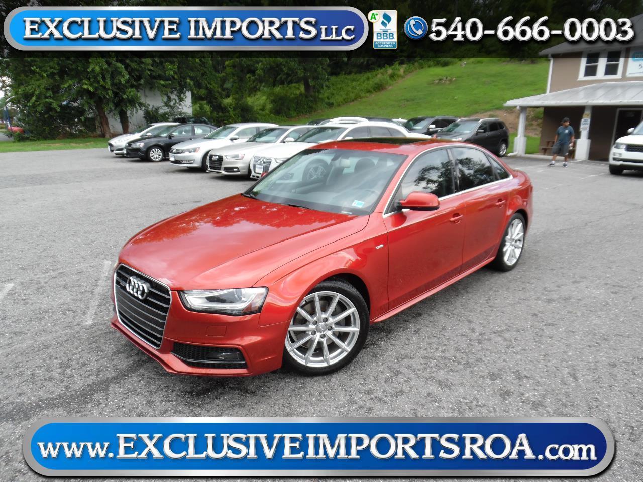 2014 Audi A4 4dr Sdn Auto quattro 2.0T Premium Plus