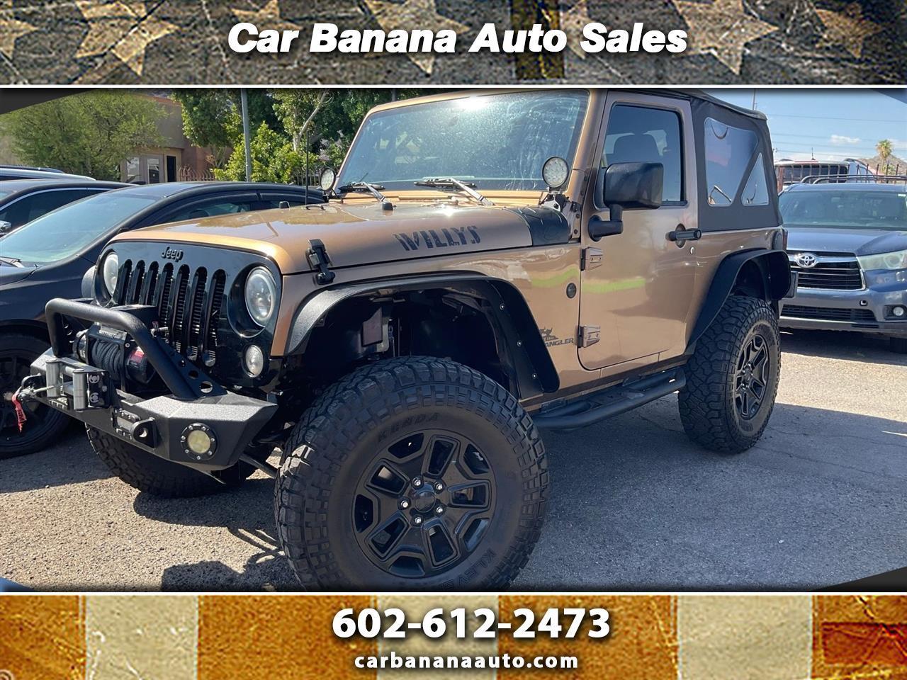 2015 Jeep Wrangler Willys Wheeler Sport Utility 2D