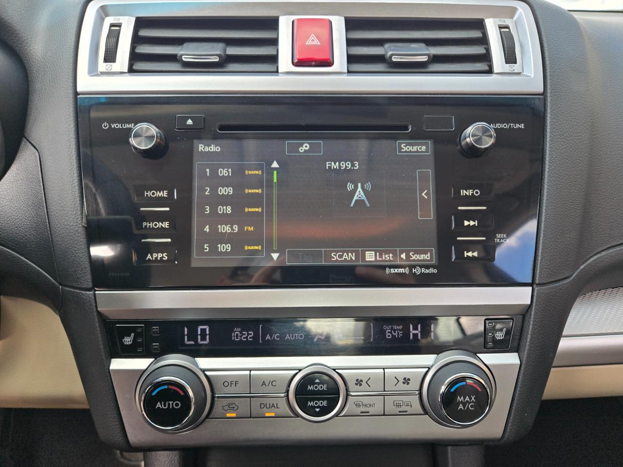 Subaru Legacy 4dr Sdn 2.5i Premium 2015