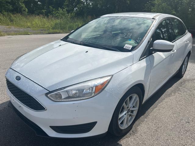 White 2018 Ford Focus Sedan Front-Wheel Drive Automatic