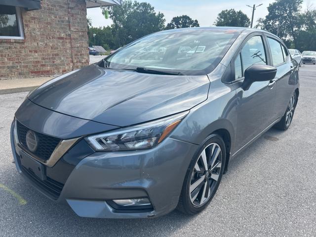 Gray 2020 Nissan Versa Sedan Front-Wheel Drive Continuously Variable Transmission