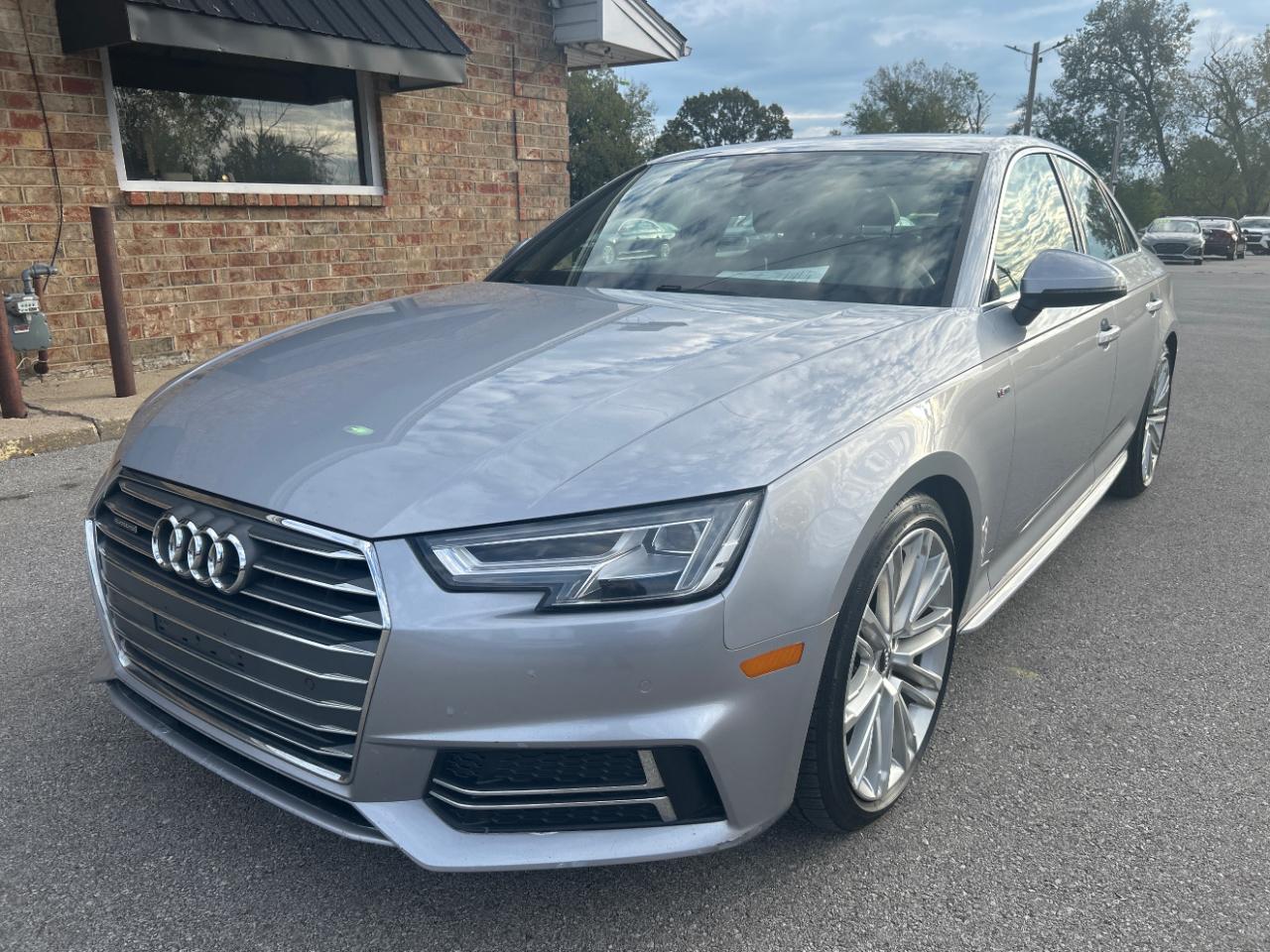 Silver 2017 Audi A4 Sedan All-Wheel Drive Automatic