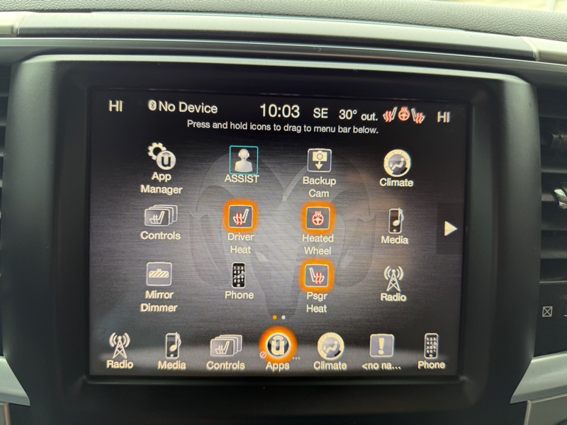 RAM 1500 4WD Quad Cab 140.5" Outdoorsman 2016