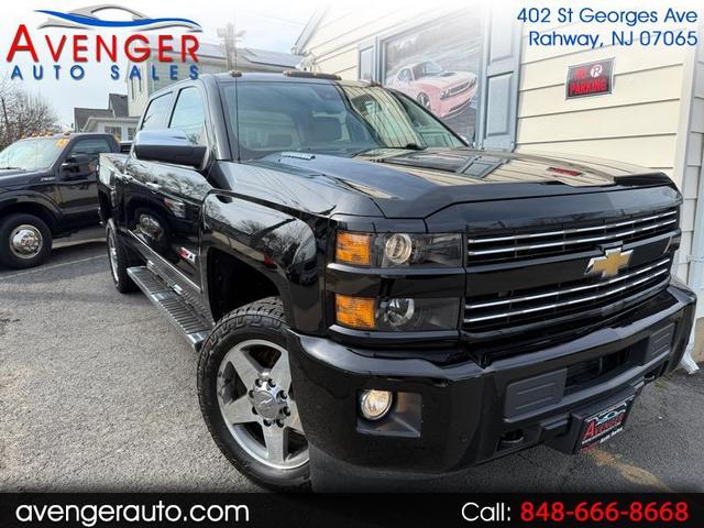 Black 2015 Chevrolet Silverado 2500HD LTZ Crew Cab 4WD Pickup Truck Four-Wheel Drive Automatic