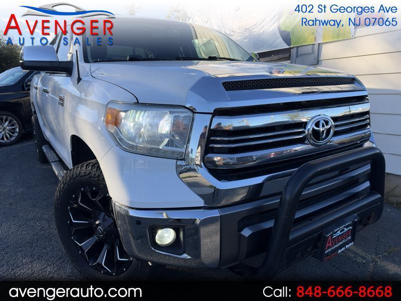 White 2016 Toyota Tundra Pickup Truck Four-Wheel Drive Automatic