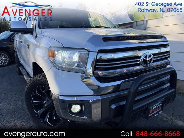 White 2016 Toyota Tundra Pickup Truck Four-Wheel Drive Automatic