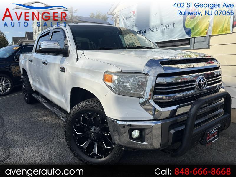 White 2016 Toyota Tundra Pickup Truck Four-Wheel Drive Automatic