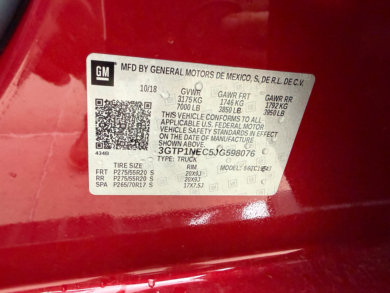 GMC Sierra 1500 2WD Crew Cab 143.5" SLT 2018 GMC Sierra 1500 2WD Crew Cab 143.5" SLT 2018