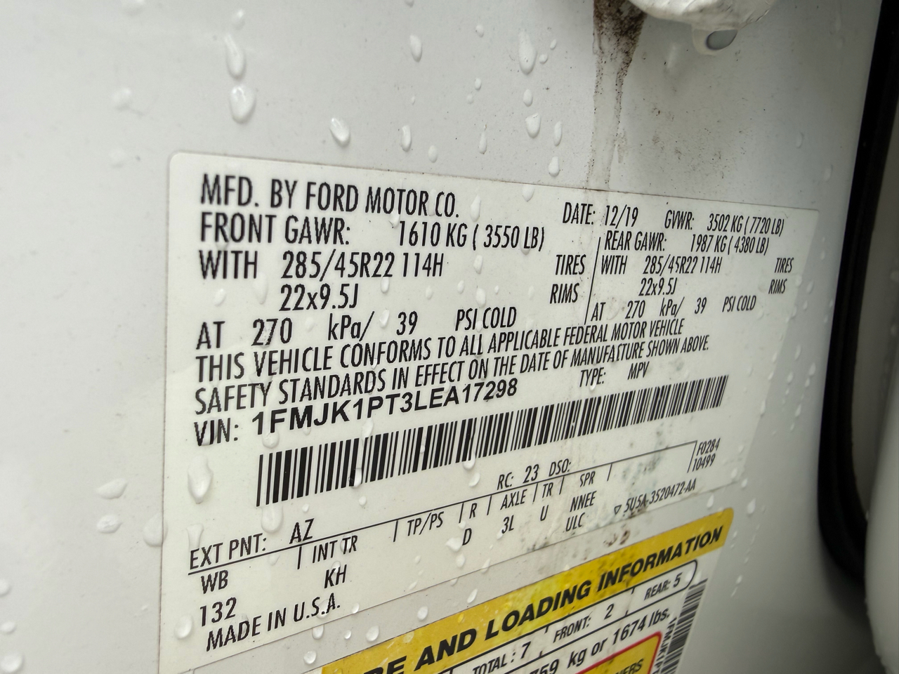 Ford Expedition Max King Ranch 4x4 2020 Ford Expedition Max King Ranch 4x4 2020