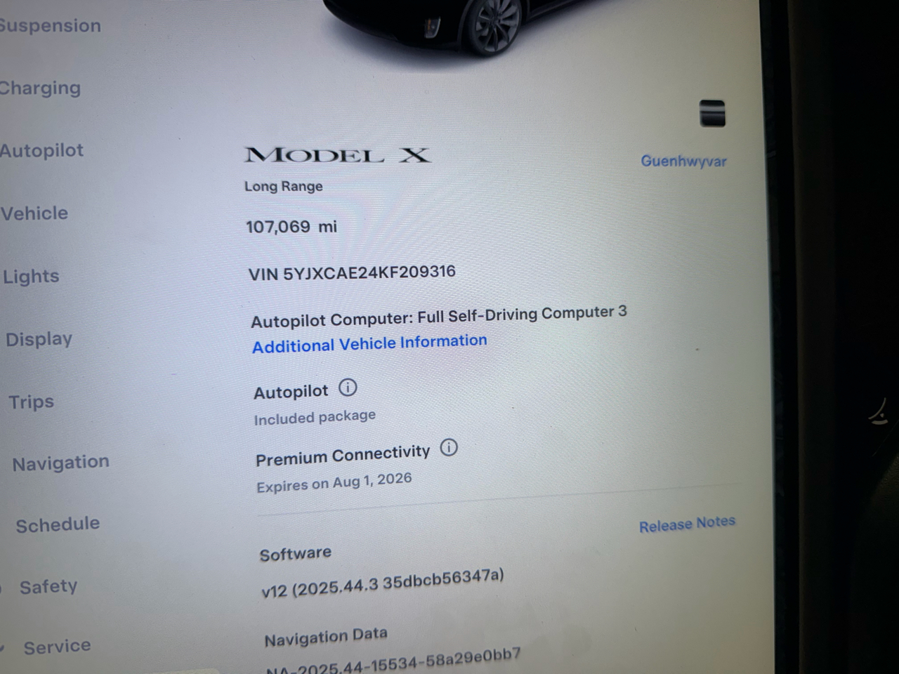 Tesla Model X Long Range AWD 2019