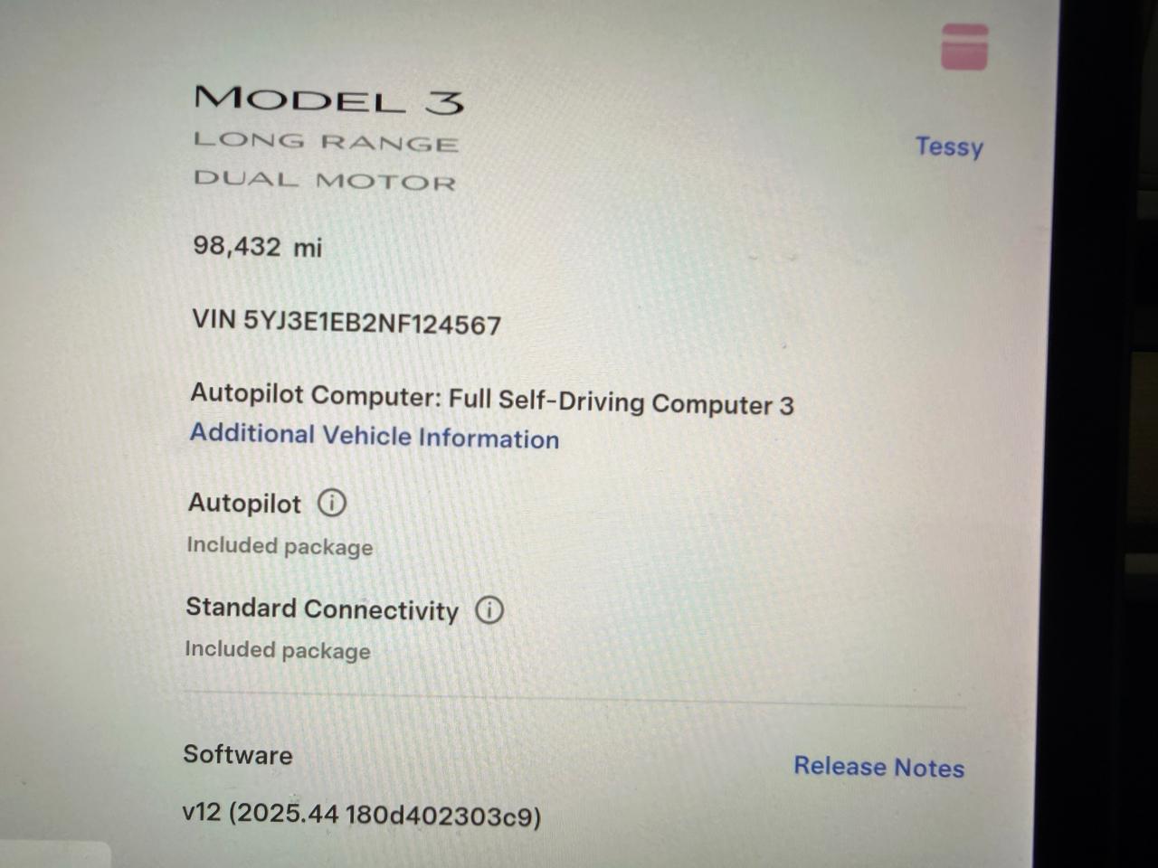 Tesla Model 3 Long Range AWD 2022