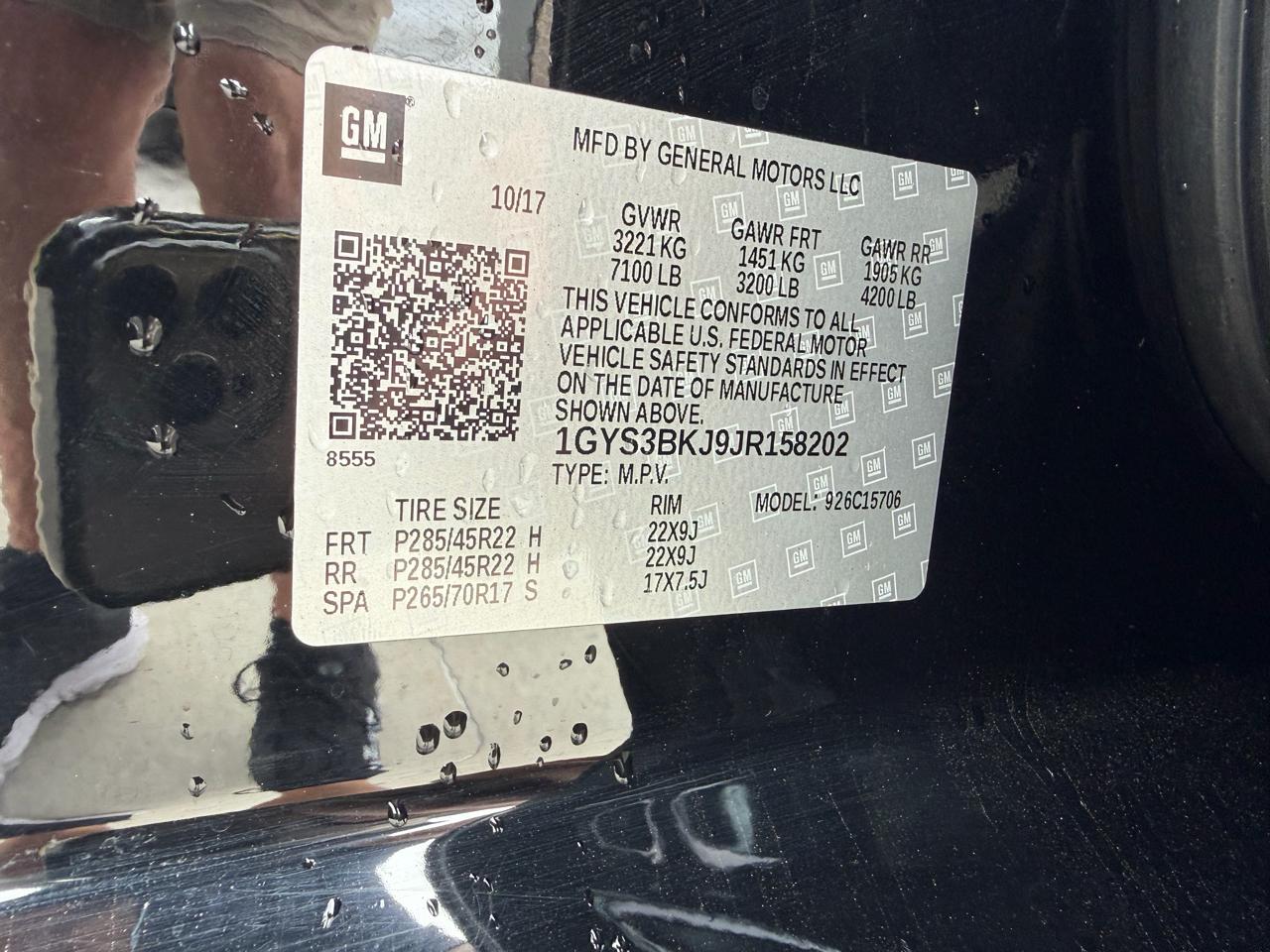 Cadillac Escalade 2WD 4dr Luxury 2018