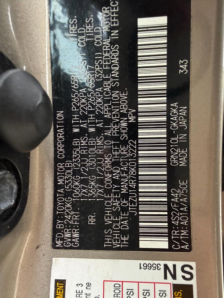 Toyota 4Runner  2008