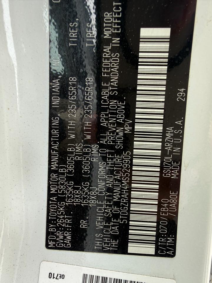 Toyota Highlander  2021