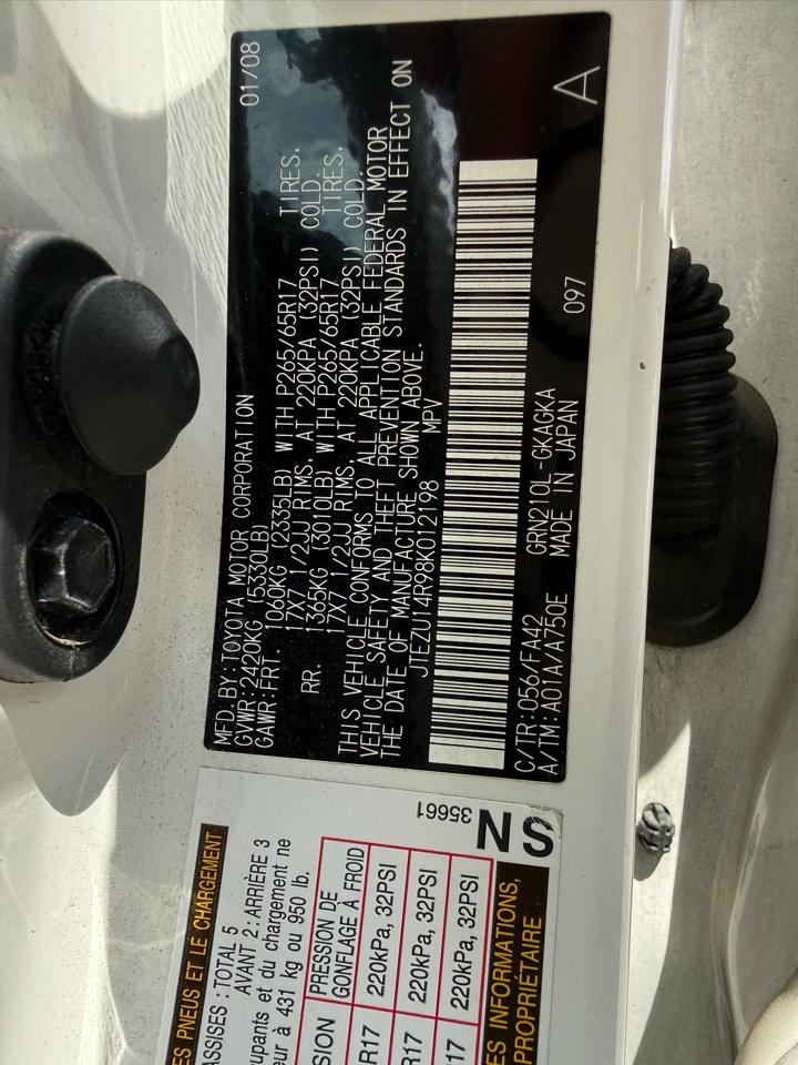 Toyota 4Runner  2008