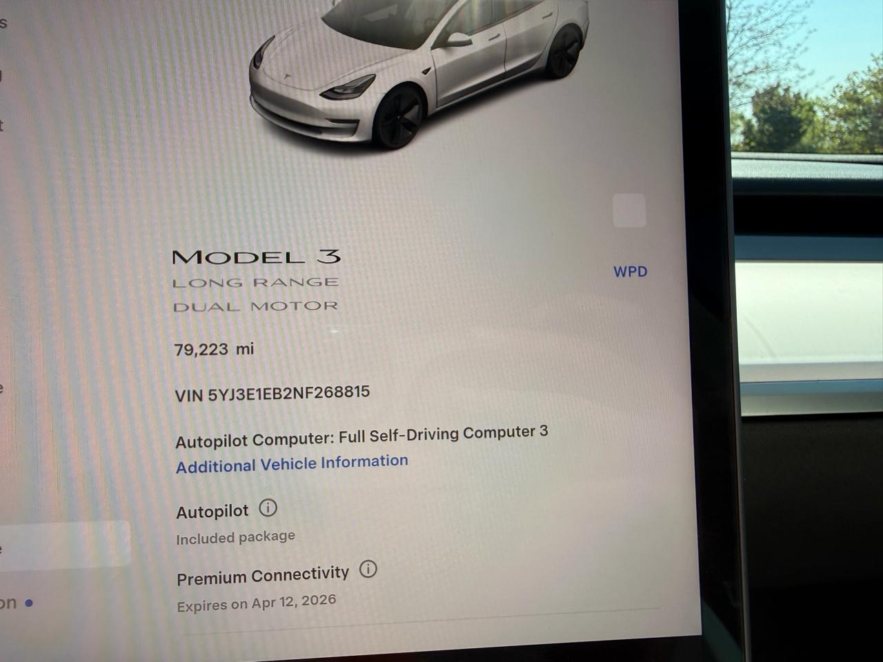Tesla Model 3 Long Range AWD 2022