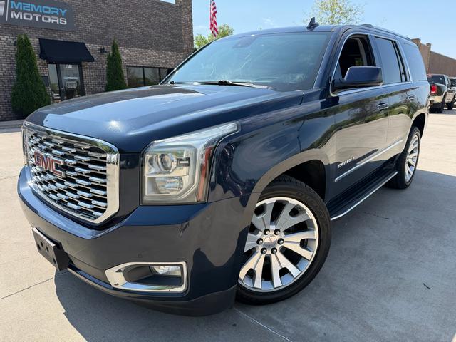 Blue 2020 GMC Yukon Denali RWD SUV / Crossover 4X2 10-Speed Automatic