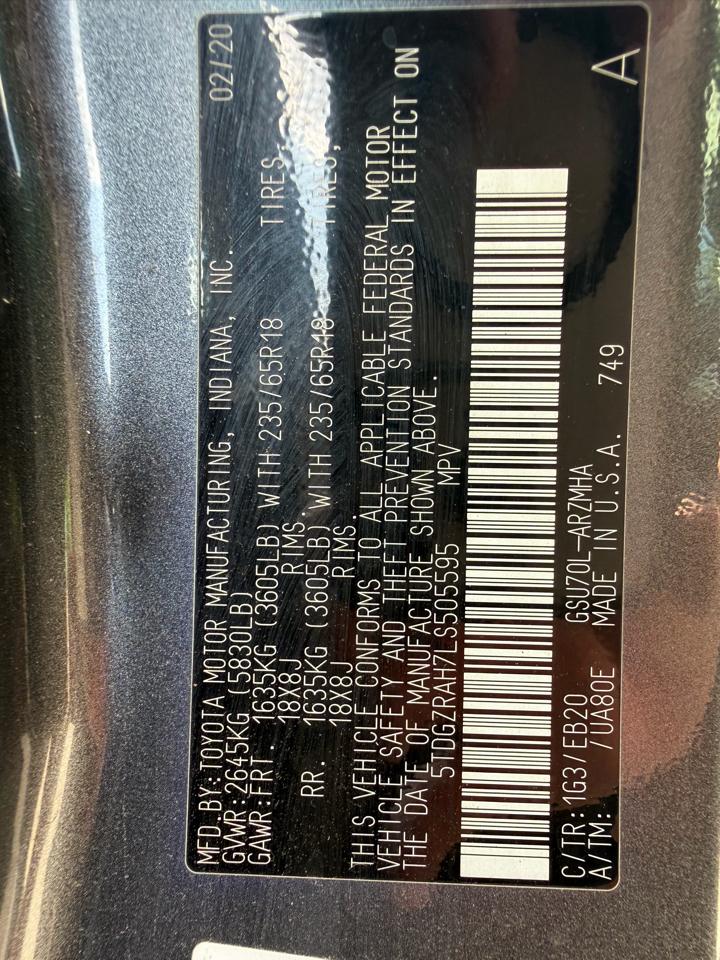 Toyota Highlander  2020