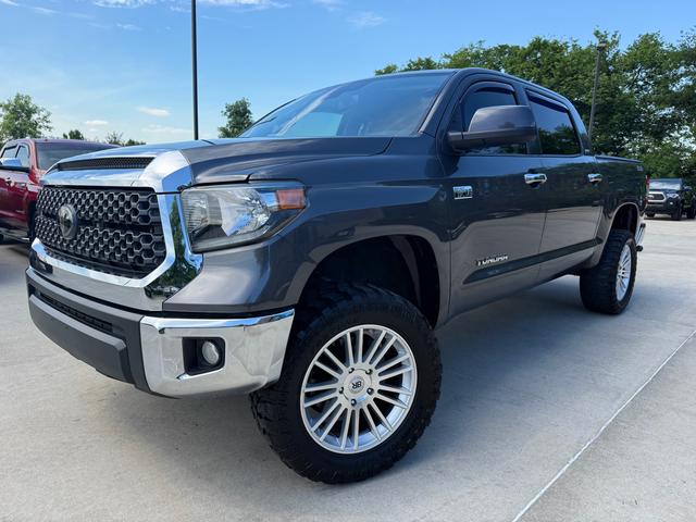 Gray 2020 Toyota Tundra TRD Pro CrewMax 4WD Pickup Truck Four-Wheel Drive Automatic