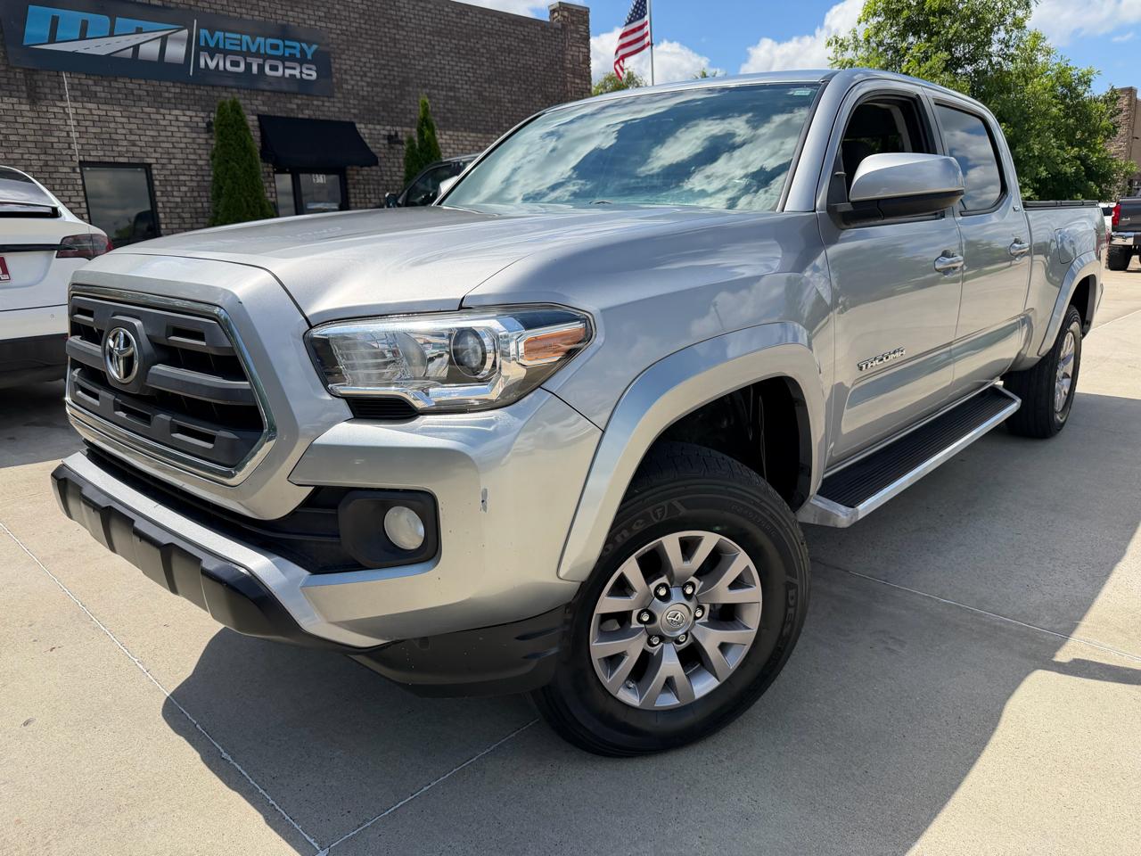 Silver 2016 Toyota Tacoma Pickup Truck Four-Wheel Drive Automatic