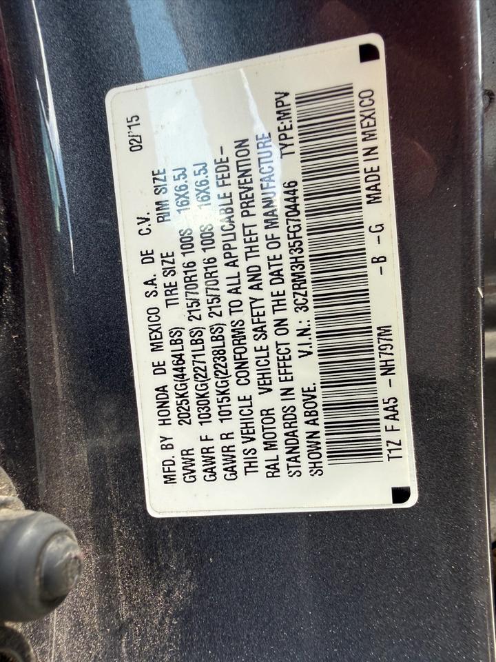 Honda CR-V 2WD 5dr LX 2015