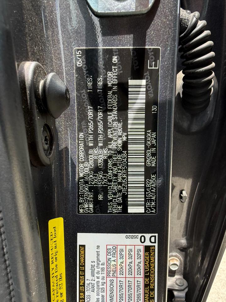 Toyota 4Runner  2015