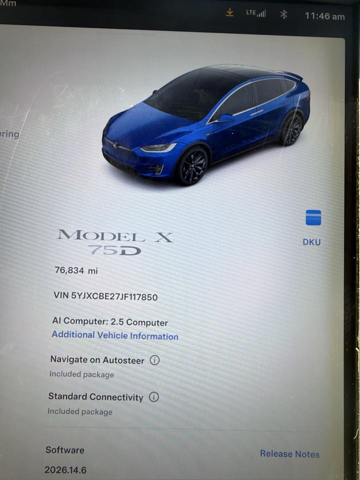 Tesla Model X 75D AWD 2018
