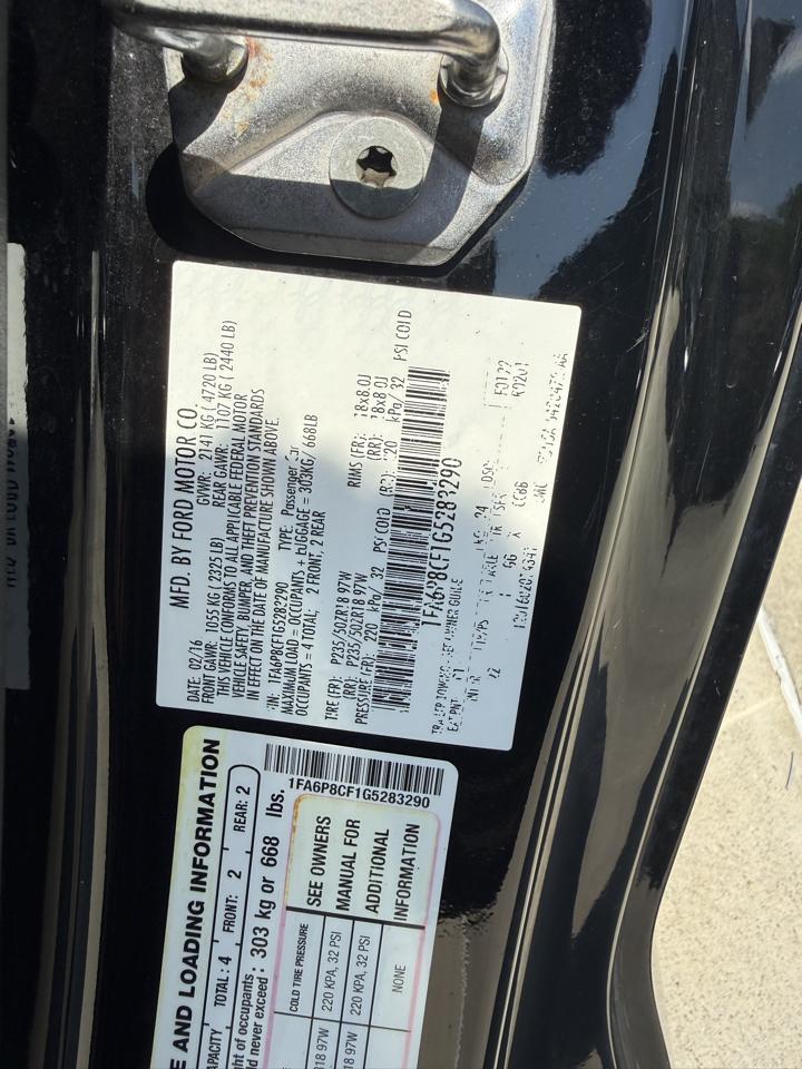 Ford Mustang 2dr Fastback GT 2016
