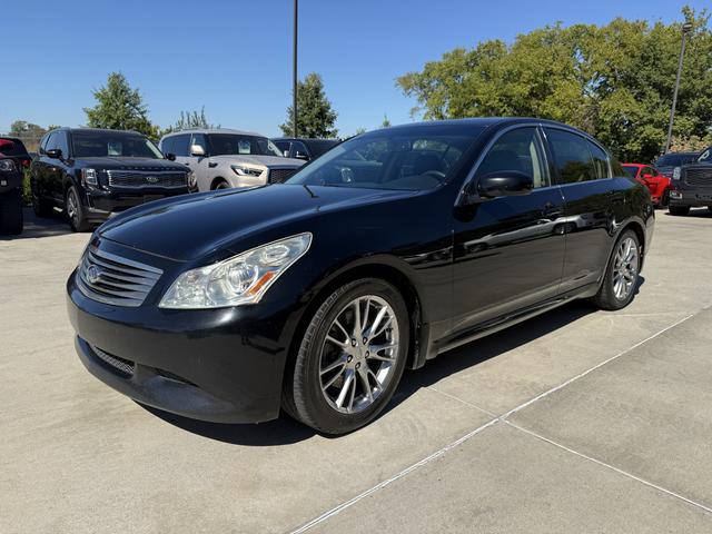 Black 2007 INFINITI G35 Sedan Rear-Wheel Drive Manual